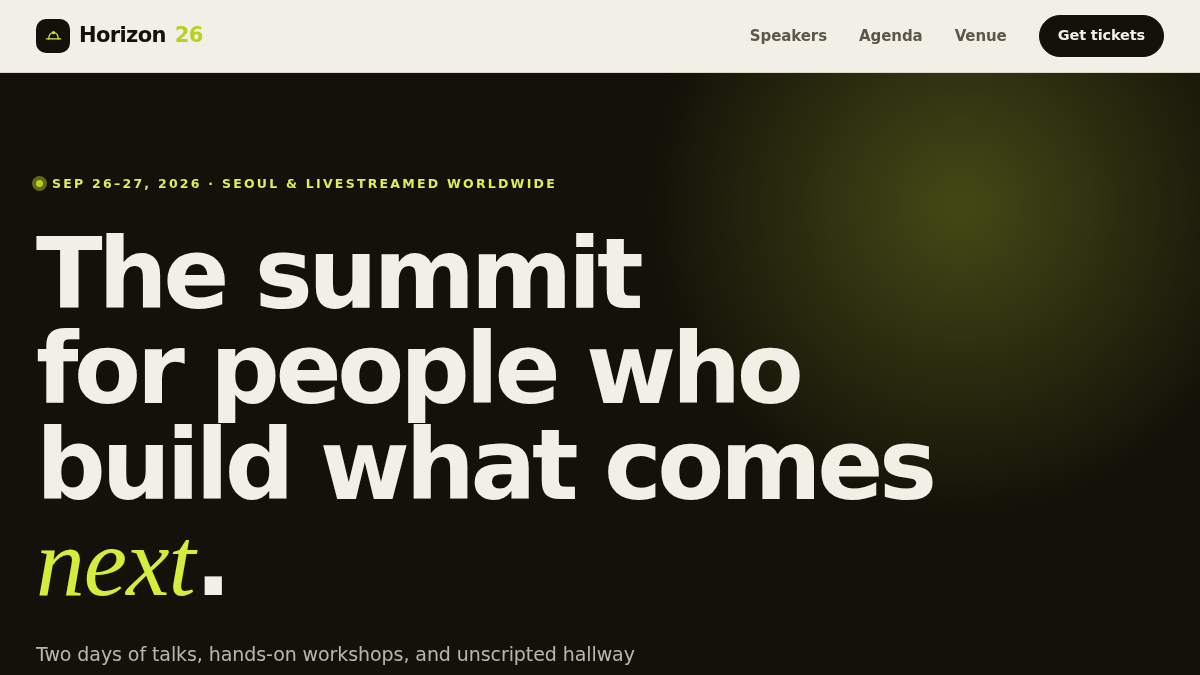 Conference Summit